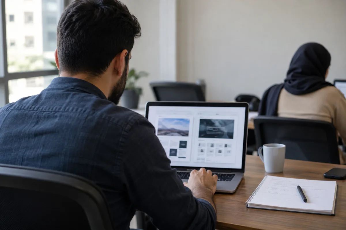 بازبینی وایرفریمهای سایت و چکلیست کار